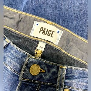 PAIGE Skyline Skinny Blue Jeans size 28